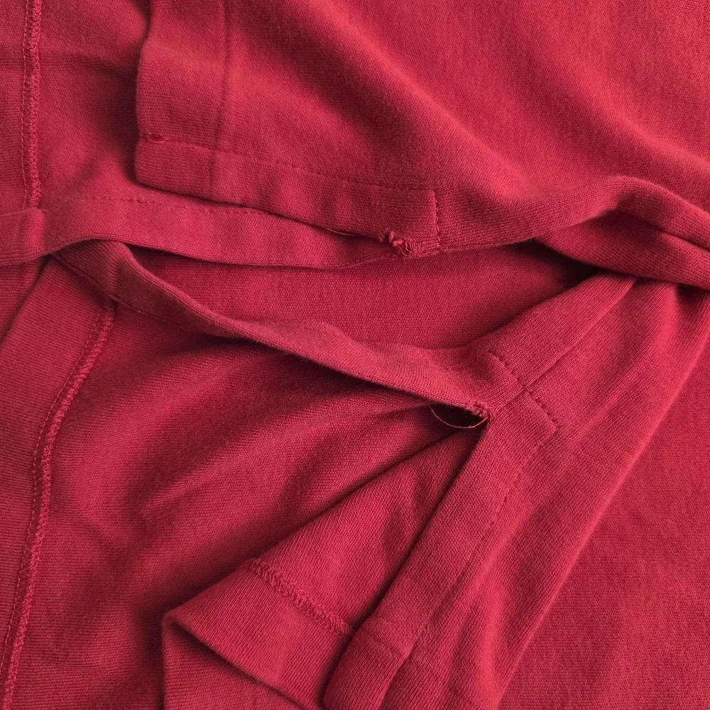 Polo Ralph Lauren Mens XL Polo Red Cotton Short Sleeve Blue Pony‎ Small Flaw